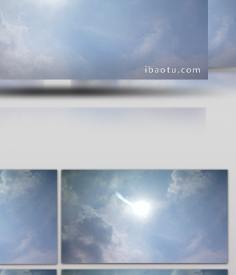自然梦幻阳光穿过云层夏日炎炎4K延时摄影