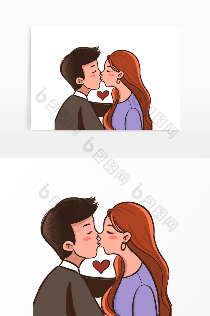 接吻亲吻的恩爱情侣图片图片
