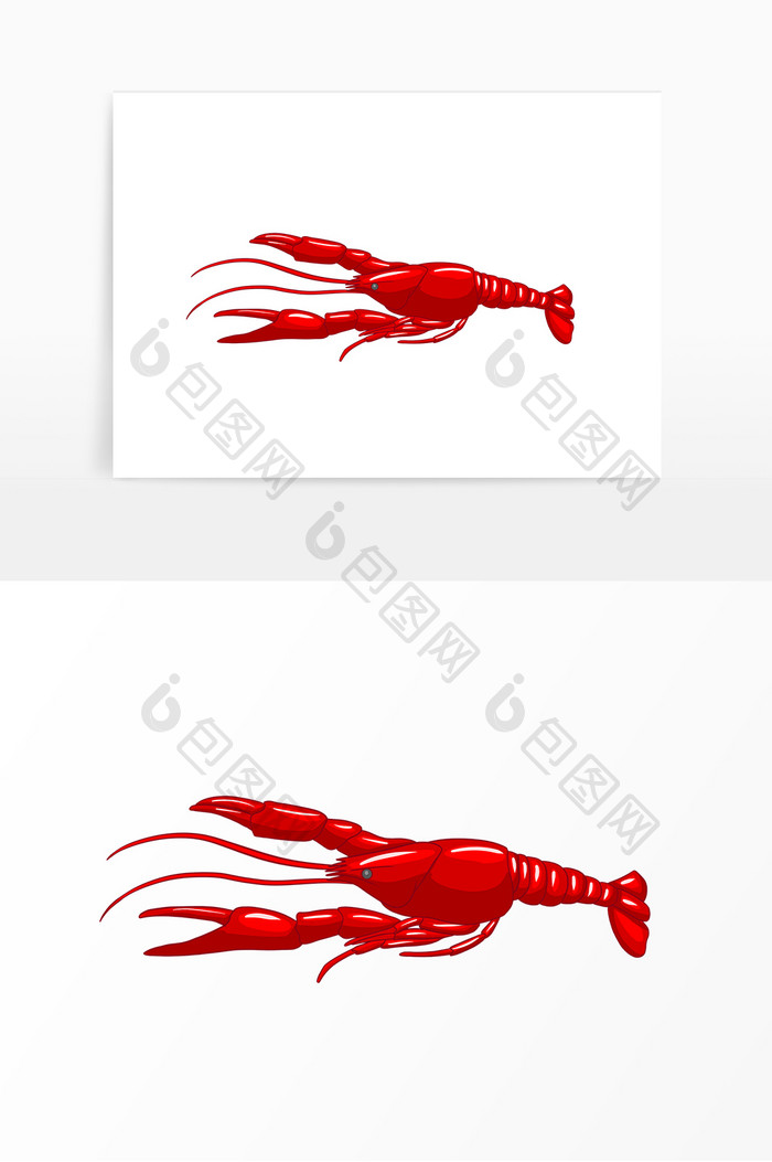 海鲜食材红色小龙虾