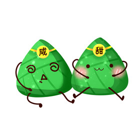 表情包咸粽南北咸甜粽子图片腌制腊肉食物食材端午咸蛋黄肉粽图片甜