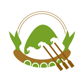 端午节龙舟简易logo