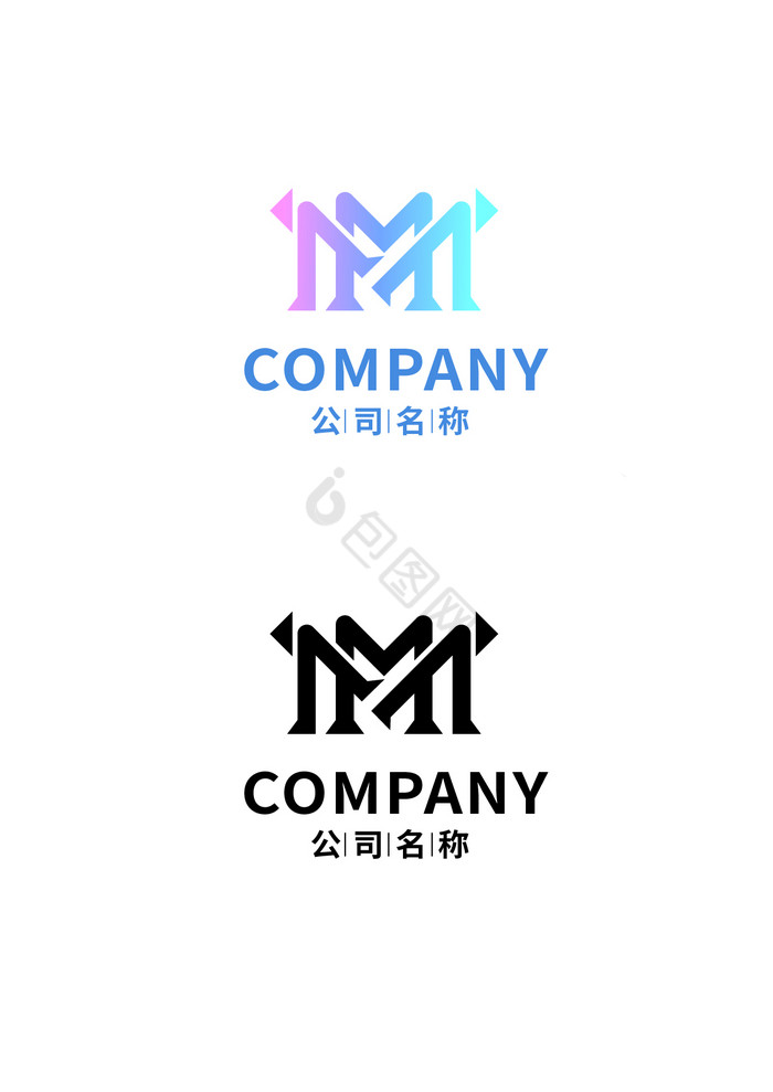 字母M字母LOGO图片