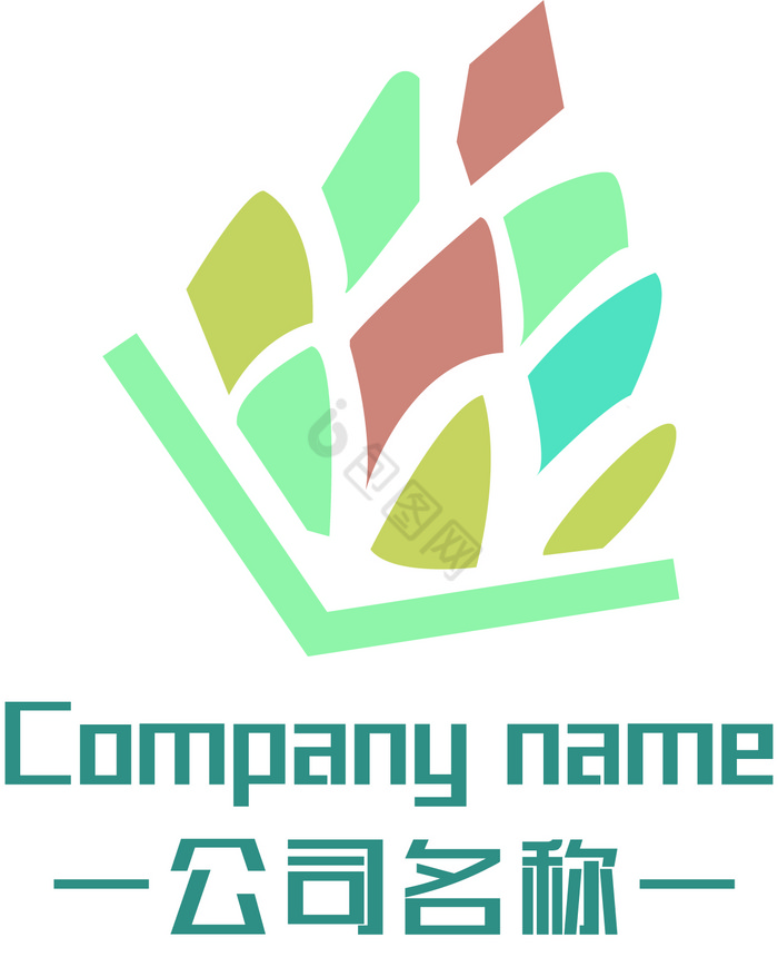栗子小麦标志logo模板-包图网