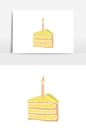生日快乐蛋糕蜡烛