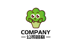 卡通蔬菜行业logo