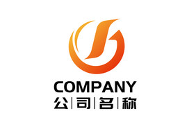 字母F组合暖色通用logo