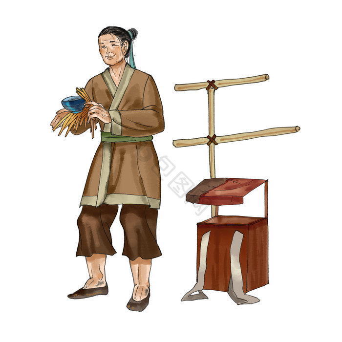 古代卡通先生图片-古代卡通先生素材免费下载-包图网