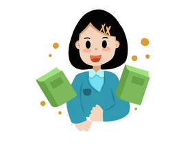 教师节短发女教师形象