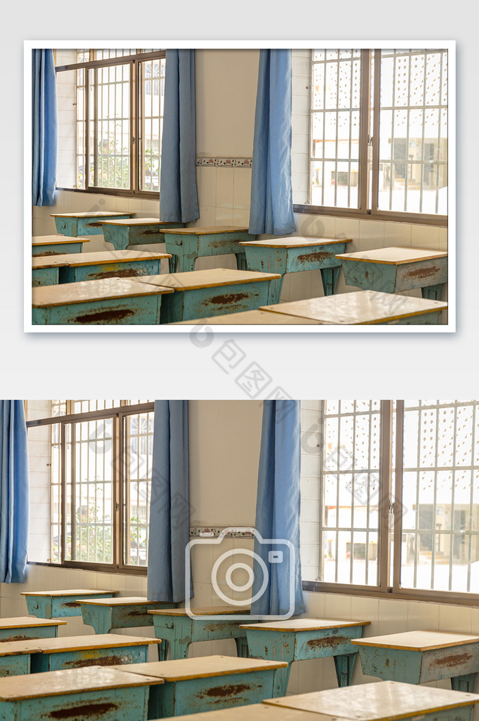 旧课桌教室节海报素材图片图片