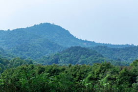 连绵青山山脉高山