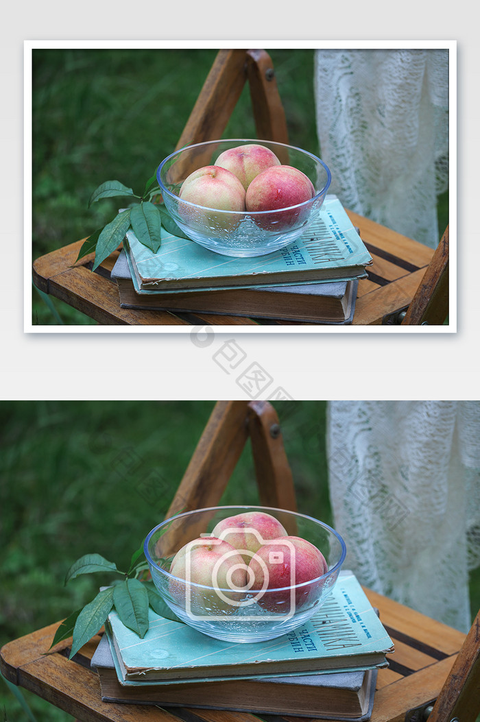 夏季新鲜桃子水果