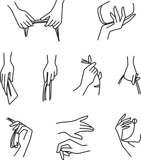 手势提物手势姿势图片