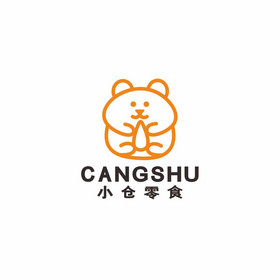 小仓鼠零食店进口食品logo标志vi图片