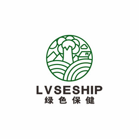 绿色食品农场蔬菜粮食保健LOGO标志VI