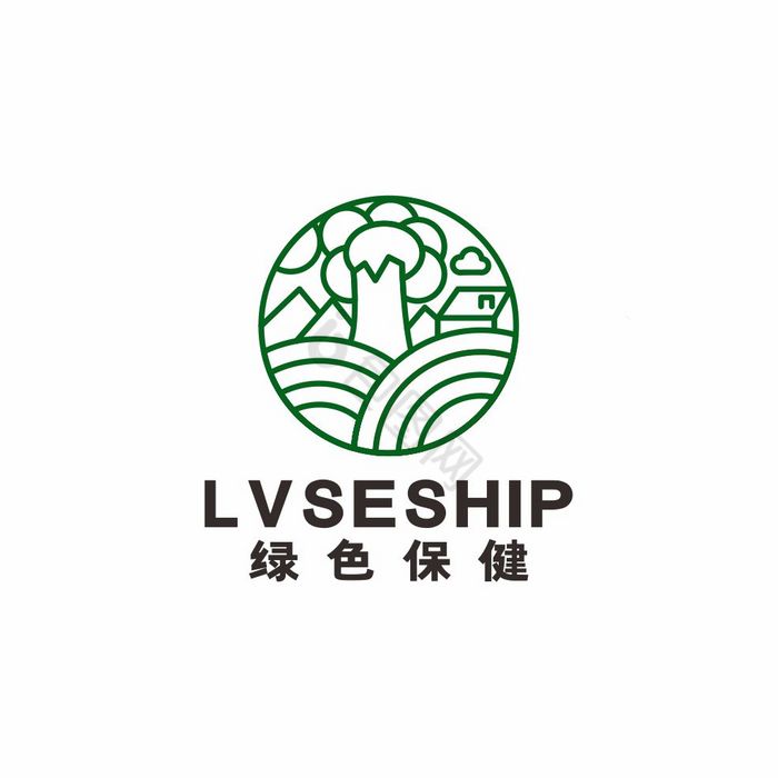 食品农场蔬菜粮食保健LOGO标志VI图片