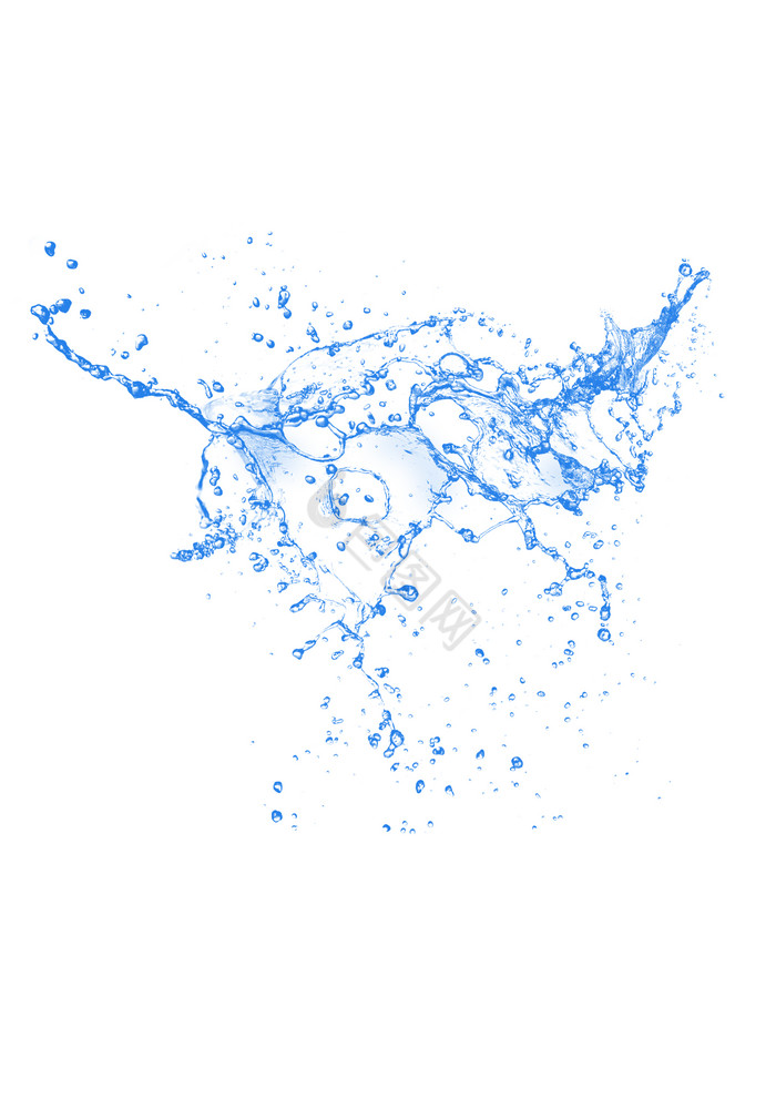 向下炸开免抠水花图片