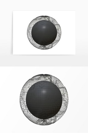 立体球形科技网格