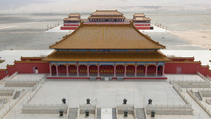 中国古建筑宫殿名胜古迹4K航拍