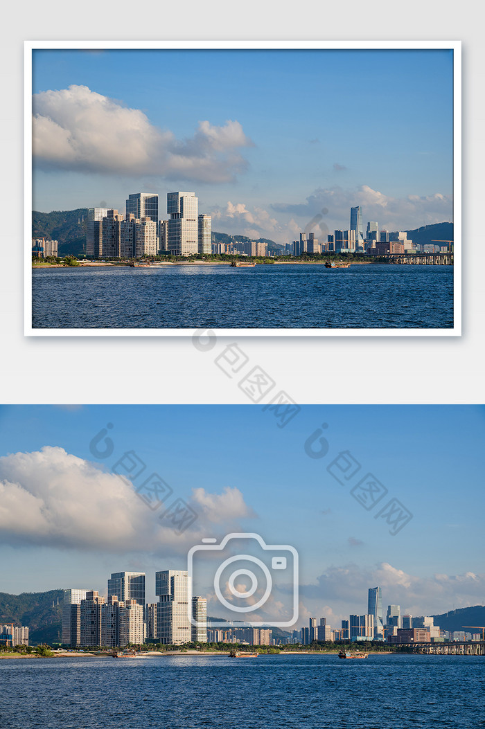 城市建筑海岸海景风光摄影图图片图片