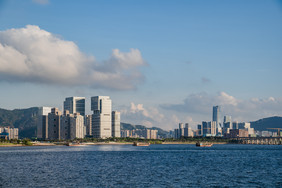 城市建筑海岸海景风光摄影图