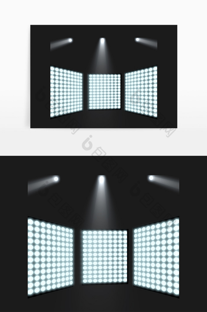 舞台灯光镁光灯灯板图片图片