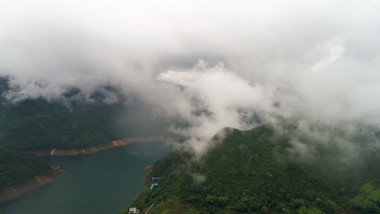 风光宁波宁海浙东大峡谷航拍