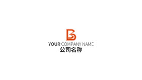 企业b字母创意标志logo设计