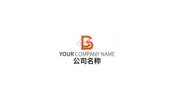 企业b字母标志logo图片