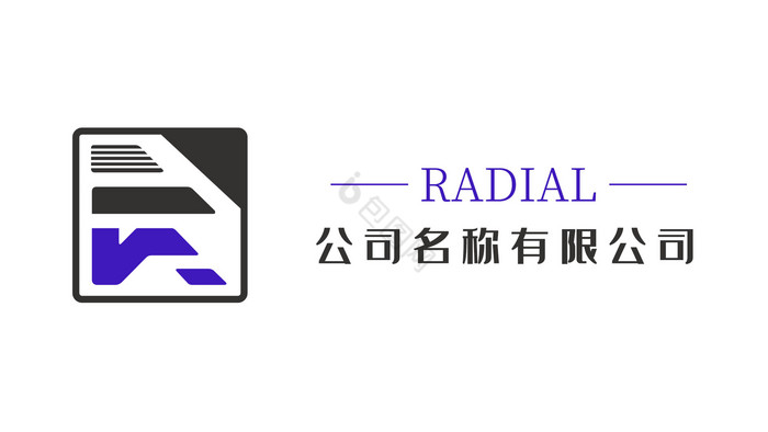 R字母LOGO图标公司标志图片