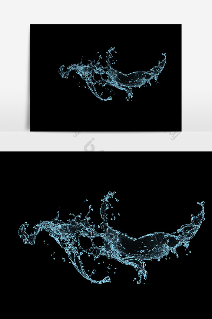 广告水元素透明液体免抠