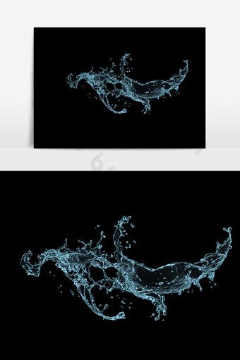 广告水元素透明液体免抠图片