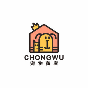 宠物商店猫狗宠物店用品LOGO标志VI