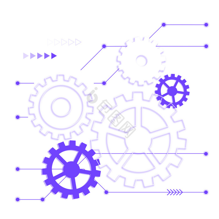 科技齿轮图片