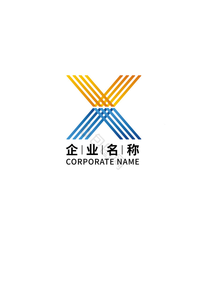 字母XLOGO标志图片