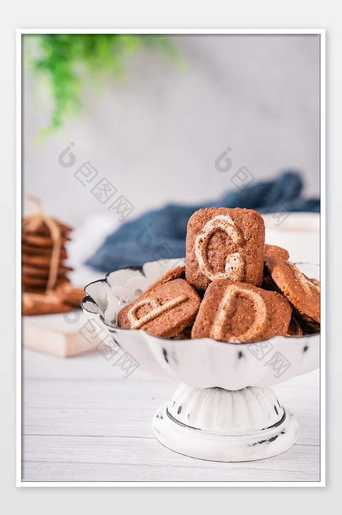 烘培饼干曲奇零食小吃摄影图图片图片