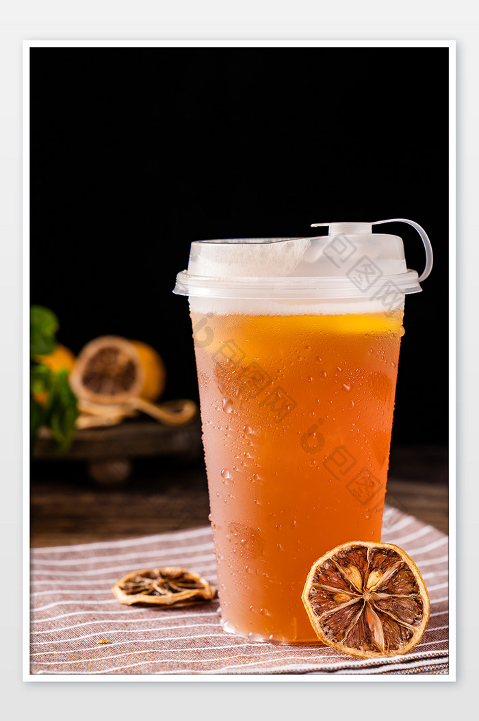 夏日冰镇冷饮柠檬红茶饮品摄影图图片图片