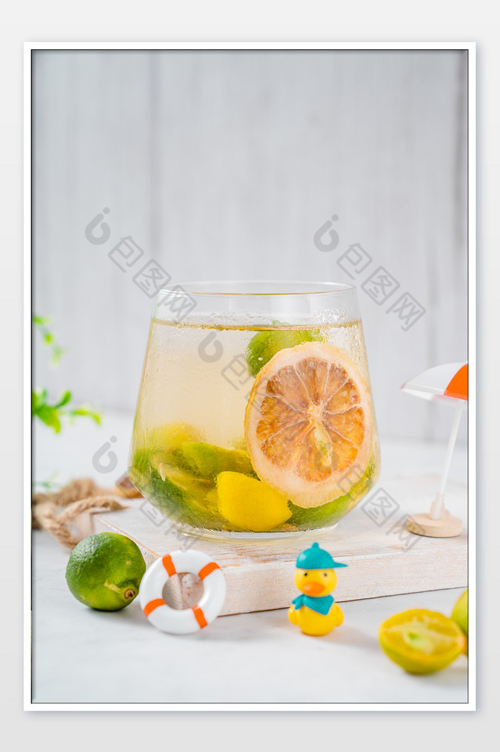 夏日柠檬金桔冷饮摄影图图片图片