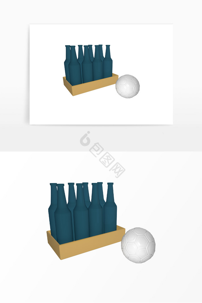 足球体育赛事啤酒足球图片