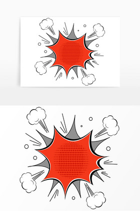 pop爆炸卡pop爆炸卡红色爆炸气泡51大放价劳动节节日表情包卡通红色