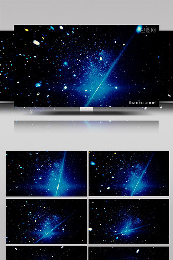 星河快速穿梭炫美LED背景视频素材图片