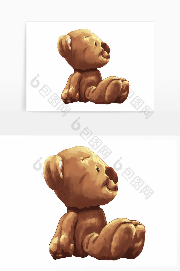 手绘玩具品牌小熊玩具元素2