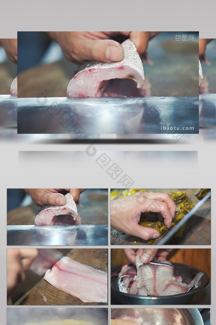 美食金汤酸菜鱼制作全过程细节成品实拍视频