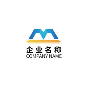 字母M创意logo标志设计