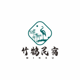 民宿中国风农家院饭店LOGO标志VI古典