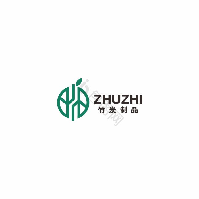 竹子制品家居生活竹炭logo标志vi模板-包图网