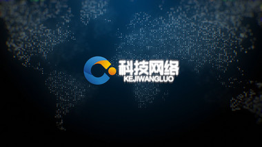 科技大气粒子汇聚LOGO片头片尾pr模版