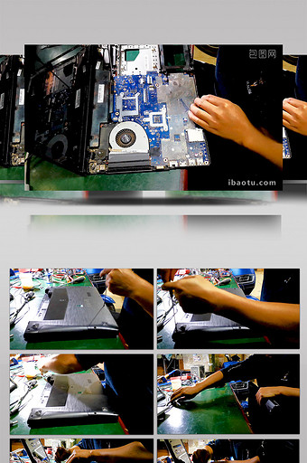 电子产品维修员维修电脑图片