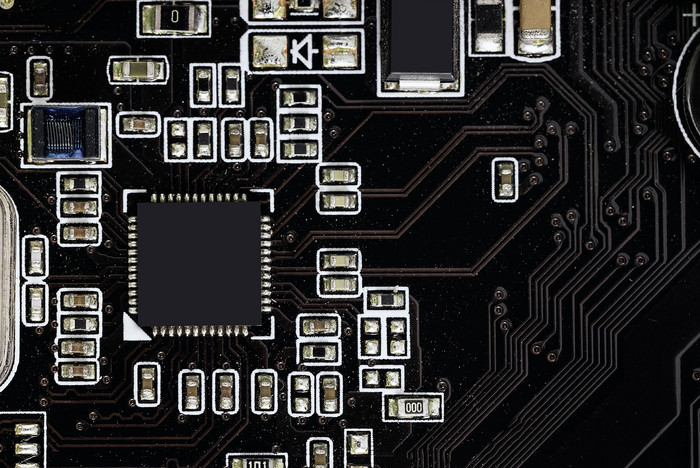 芯片半导体电子科技素材图片