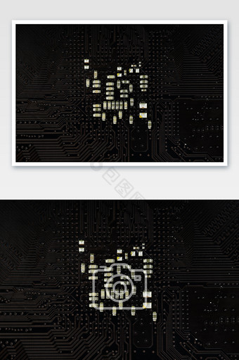 电子科技集成电路半导体素材图片