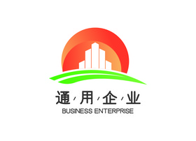叶子建筑图形型企业logo